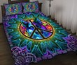 DIEH5009-HIPPIE-German shepherd Quilt Bed Set