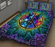 DIEH5009-HIPPIE-German shepherd Quilt Bed Set