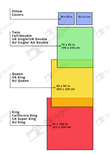 BIE0702 Hippie Neon Quilt Bed Set