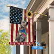 MHFCHO114 HEELER Hippie Personalized Flag