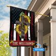 MHFCHUA104 HIPPIE TRUST GOD Personalized Garden Flag-House Flag
