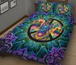 CHEH1003 Hippie German Shepherd Quilt Bed Set