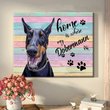CHD0121 Dobermann Matte Canvas