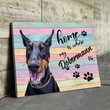 CHD0121 Dobermann Matte Canvas