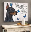 THD0113 Doberman Matte Canvas