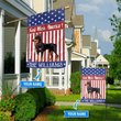 CHFD3018 Doberman God Bless America Personalized Flag