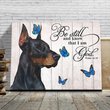 THD0113 Doberman Matte Canvas