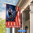 CHFD1016 Doberman Personalized House Flag