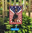 DIF3018-Doberman Personalized Flag