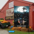 BIF20073008 Goat Night Halloween Personalized Flag