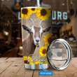 BIU20071302 Goats Sunflowers Stainless Steel Tumbler
