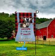 TUF0804 Goat Personalized Flag