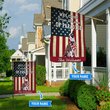 BIF20071320 Boston Terrier Welcome To Our Paradise Personalized Flag