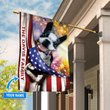 HUF0102 Boston Terrier Personalized Flag