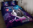 MHECHO101 Boston Terrier Quilt Bed Set