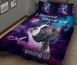 MHECHO101 Boston Terrier Quilt Bed Set