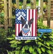 CHFD0405 Boston Terrier Personalized Garden Flag