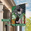 DIF2004-Boston Terrier Personalized  Flag