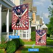 DIF6002-Boston Terrier  God bless america - 4th of july Personalized Flag