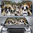 CHC3003 Boston Terrier Car Sun shade