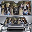 CHC2003 Boston Terrier Car Sun shade