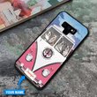 THP20070307 Hippie Boston Terrier Personalized Glass Phone Case