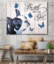 THD0123 Boston Terrier Matte Canvas