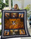 QUI18005 Boston Terrier Quilt Blanket