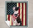 Boston Terrier Quilt Bed Set & Quilt Blanket