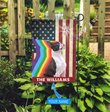 MHFCHO404 Boston Terrier LGBT Personalized Flag