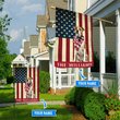 BIF1343 American Bulldog Personalized Flag