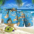CHT0116-CHO0116 Beach French Bulldog Hawaii Set