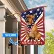 DIF3020-French Bulldog Personalized Flag