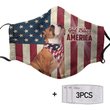 THM20072407 Bulldog God Bless Face Mask