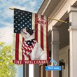 THF0221 French Bulldog God Bless America Personalized Flag
