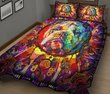 CHED1002 Bulldog Quilt Bed Set