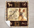 THQUSA1001 French Bulldog Personalized Fleece Blanket – Made in USA