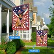 DIF6018-French Bulldog God bless america - 4th of july Personalized Flag