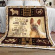 THQUSA1001 French Bulldog Personalized Fleece Blanket – Made in USA