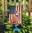BIF0323 Bulldog Personalized Garden Flag