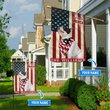 THF0221 French Bulldog God Bless America Personalized Flag