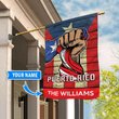 TUF1603 Puerto Rico Personalized Flag