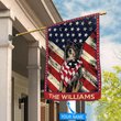 DIF4015-Border Collie Personalized Flag