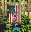 BIF0308 Border Collie Personalized Garden Flag