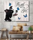 THD0122 Border Collie Matte Canvas