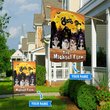 TUF1103 Border collie Halloween Farm Personalized Flag