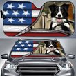 DIC4018-Border Collie- Car Sun shade