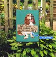 THF20072902 Basset Hound-Welcome to our happy place Personalized Flag