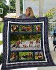 QUI15005 Basset Hound Quilt Blanket