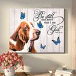 THD0119 Basset Hound Matte Canvas